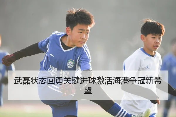 武磊状态回勇关键进球激活海港争冠新希望